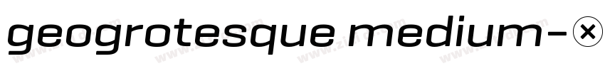 geogrotesque medium字体转换